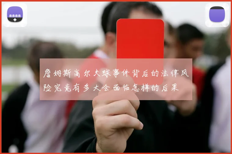 詹姆斯高尔夫球事件背后的法律风险究竟有多大会面临怎样的后果
